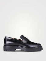 Tabi Leather Lug-Sole Loafers