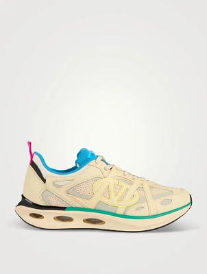 VLogo Easyjog Leather And Mesh Sneakers