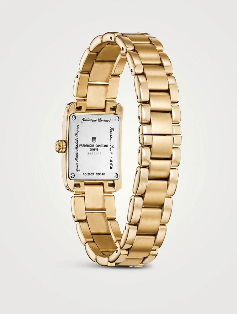 Classics Carrée Quartz Goldtone Stainless Steel Watch