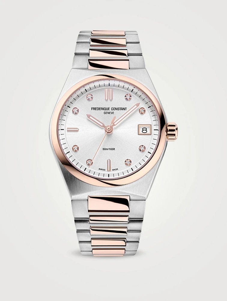 Highlife Quartz Rose Goldtone Watch