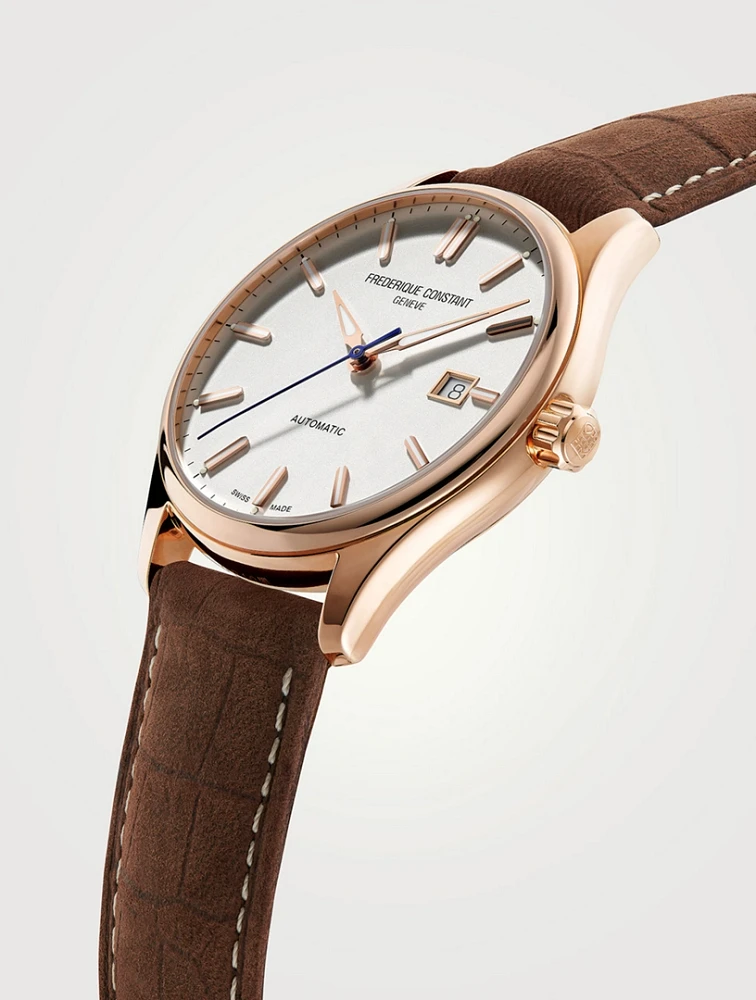 Classics Index Automatic Rose Goldtone Watch