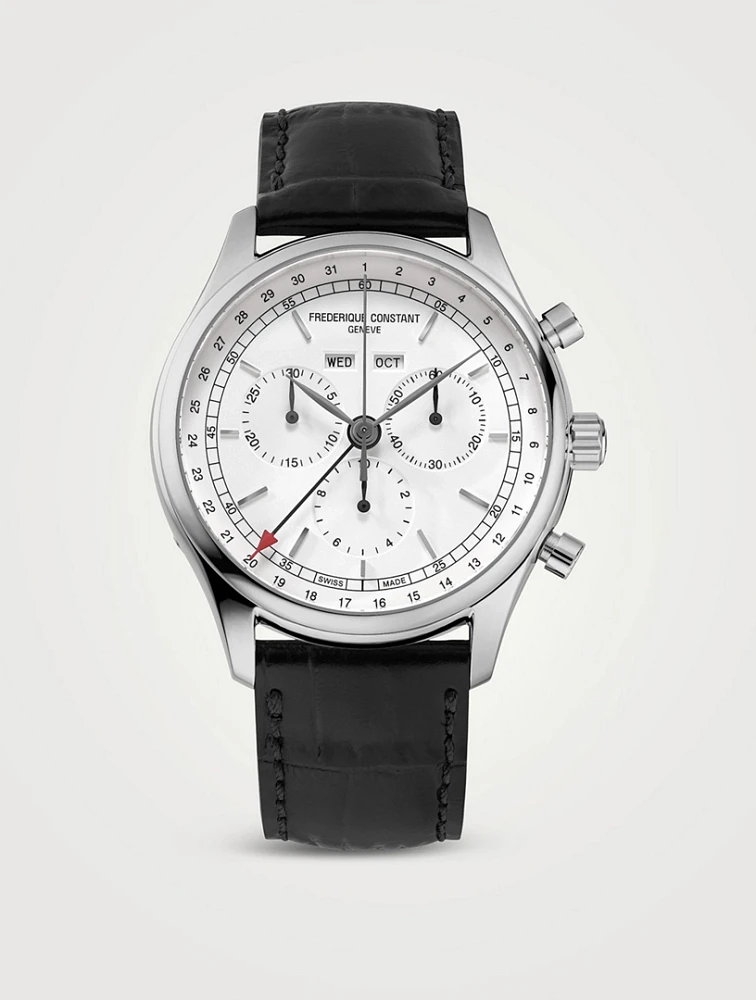 Classics Quartz Leather Strap Watch