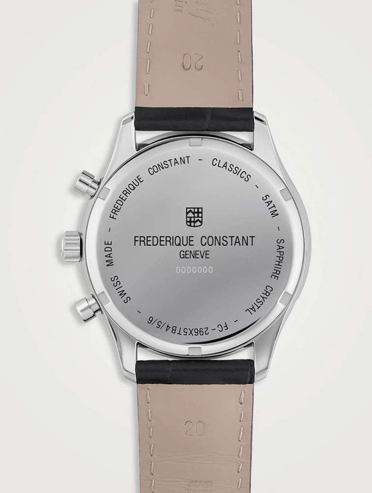Classics Quartz Leather Strap Watch