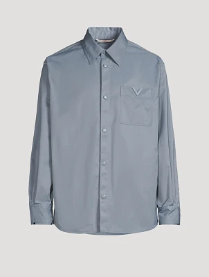 Nylon Shirt Jacket