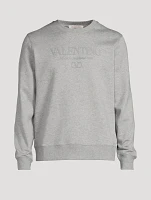 Cotton-Blend Logo Sweatshirt