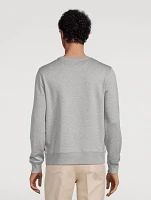 Cotton-Blend Logo Sweatshirt