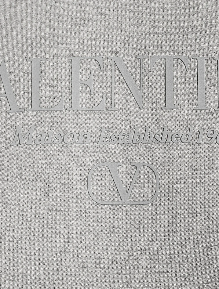 Cotton-Blend Logo Sweatshirt