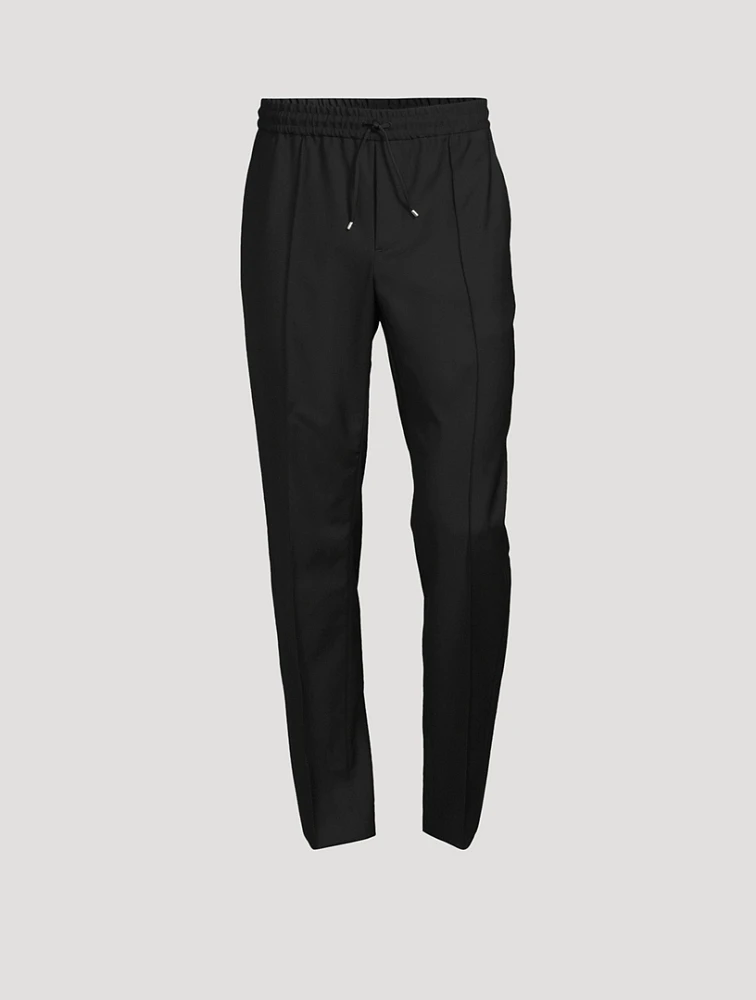 Wool And Mohair Jogger Pants