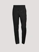 Wool And Mohair Jogger Pants