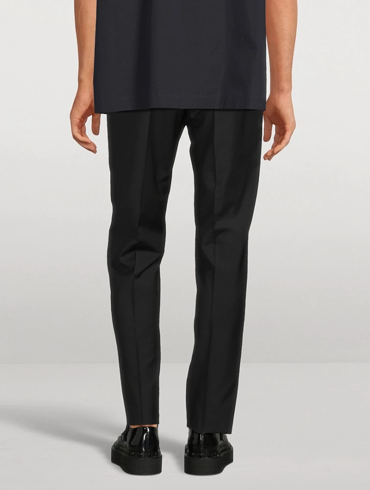 Wool And Mohair Jogger Pants