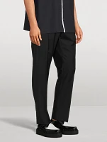 Wool And Mohair Jogger Pants