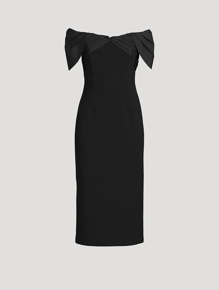 Juliana Off-The-Shoulder Midi Dress