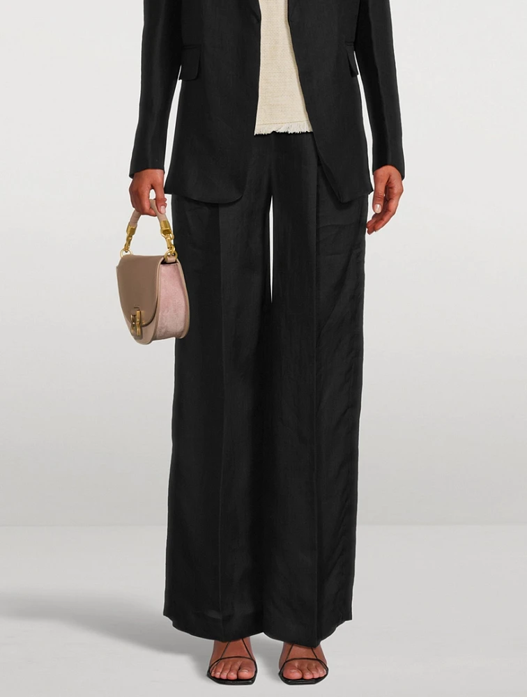 Wide-Leg Trousers