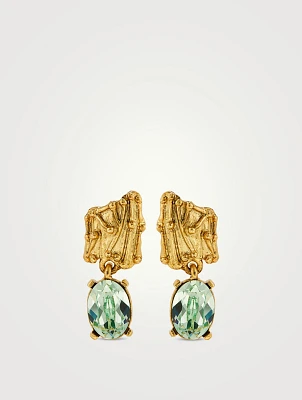 Crystal Branch Drop Earrings