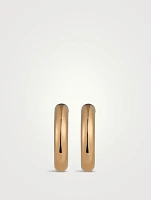 Jumbo 14K Gold Bubble Hoop Earrings