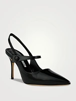 Didion Patent Leather Slingback Pumps