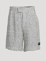 Boucle Tweed Skater Shorts