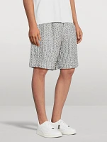 Boucle Tweed Skater Shorts