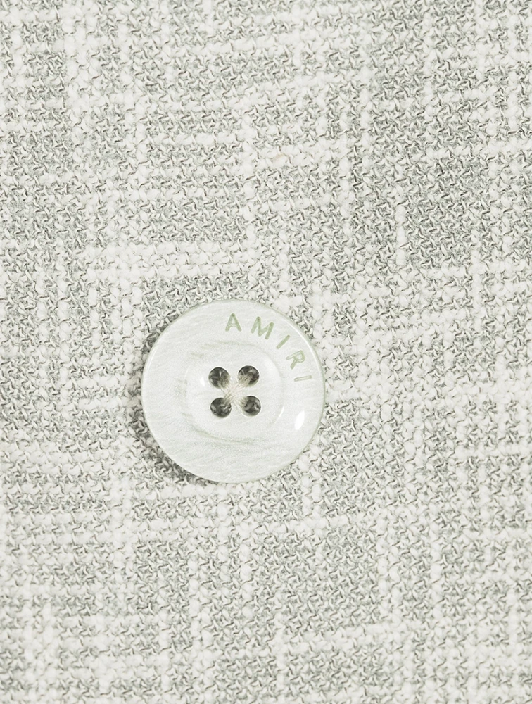 Crosshatch Double-Breasted Jacket