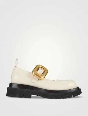 Lug Leather Mary Janes