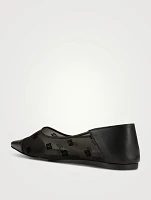 4G Mesh Ballet Flats