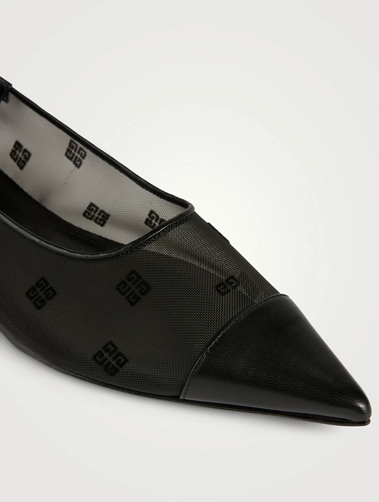 4G Mesh Ballet Flats