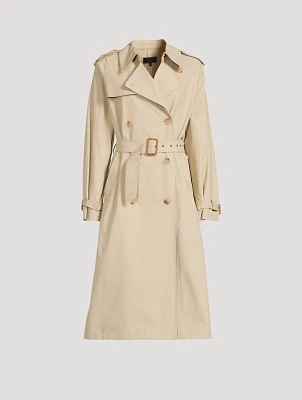 Tanner Double-Breasted Trench Coat