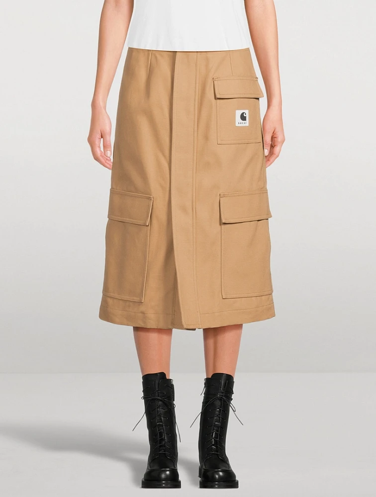 Sacai x Carhartt WIP Midi Skirt