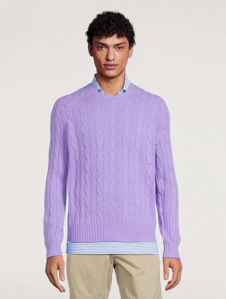 The Iconic Cable-Knit Cashmere Sweater