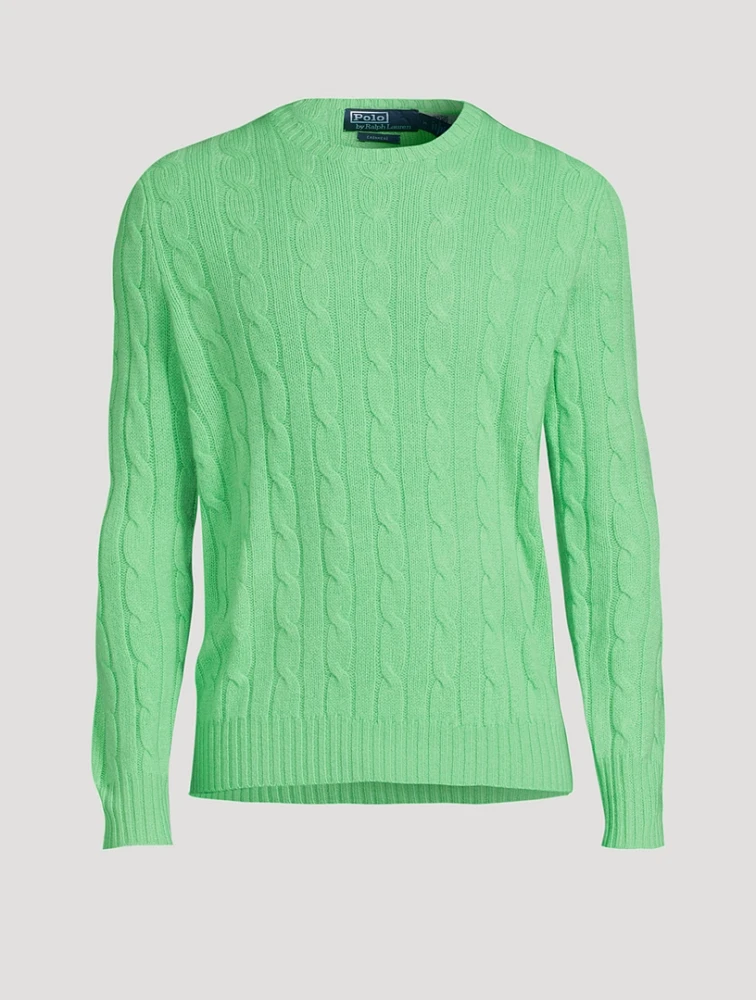 The Iconic Cable-Knit Cashmere Sweater