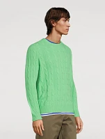 The Iconic Cable-Knit Cashmere Sweater