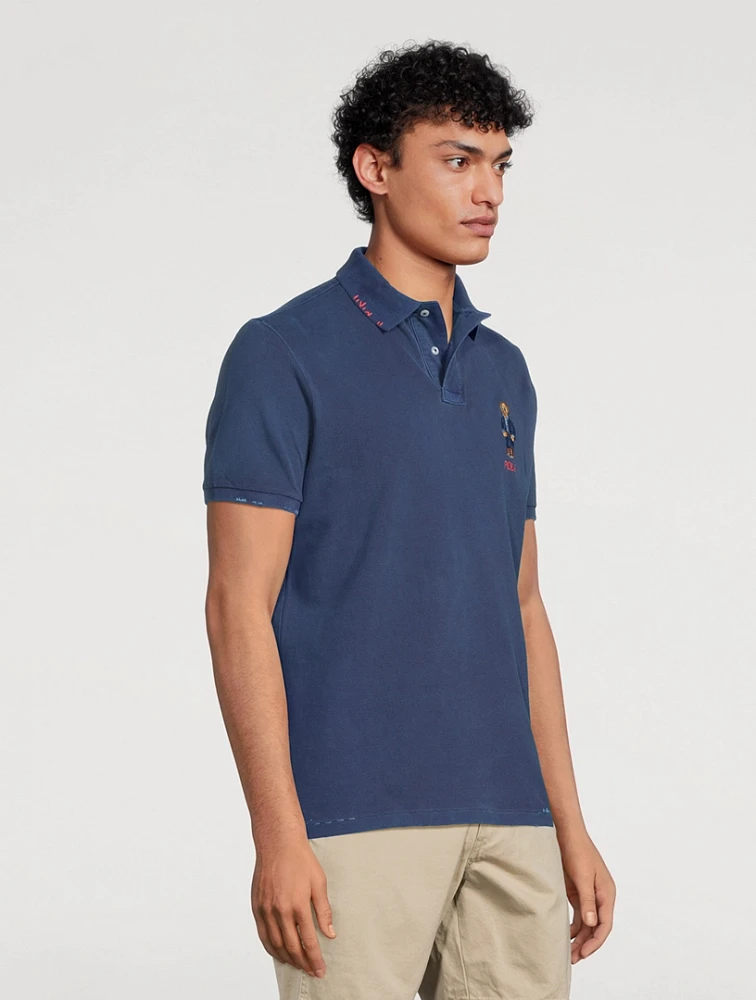 Bear Slim-Fit Polo Shirt