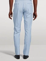 Chambray Suit Pants