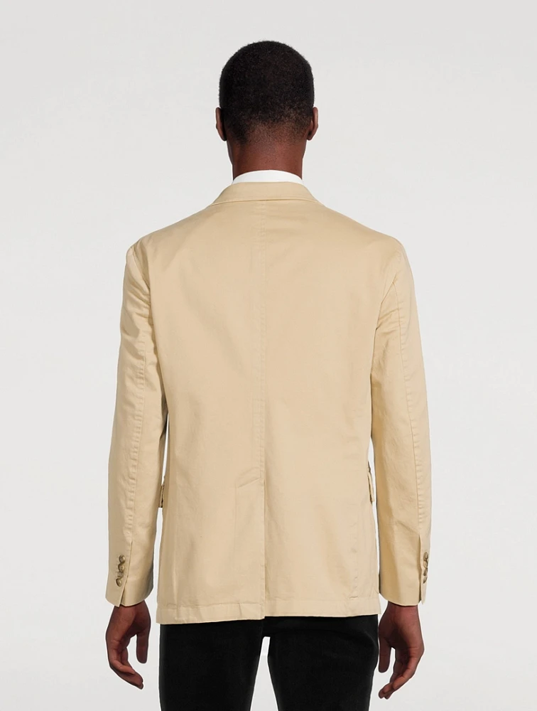 Soft Tailored Chino Suit Jacket