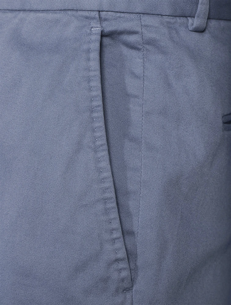 Garment-Dyed Stretch Chino Suit Pants