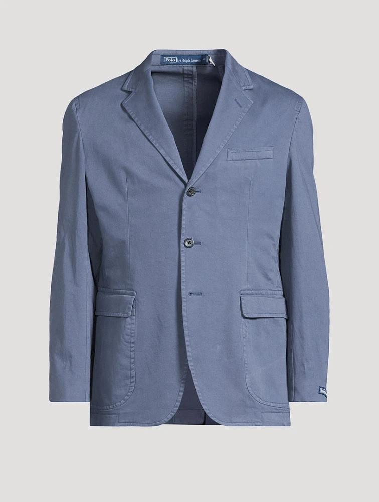 Soft Tailored Chino Suit Jacket