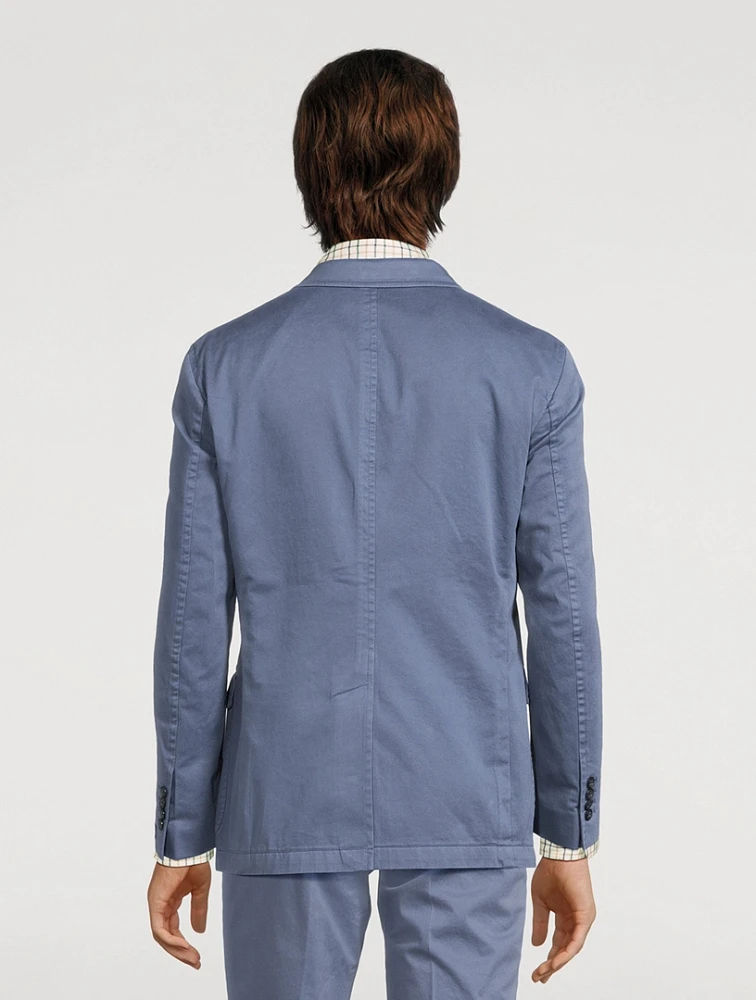 Soft Tailored Chino Suit Jacket