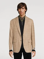 Tweed Soft Tailored Jacket Plaid Print