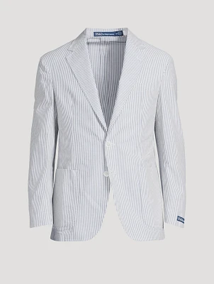 Soft Tailored Seersucker Sport Coat