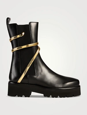 Juniper Leather Combat Boots
