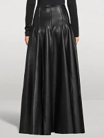 Grace Faux Leather Maxi Skirt