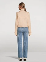 Cropped Trench Coat