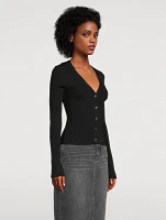 Ribbed Cardigan