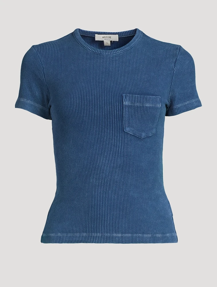 Arlo Ribbed Pocket T-Shirt