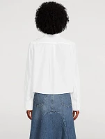 Nia Puff-Sleeve Poplin Shirt