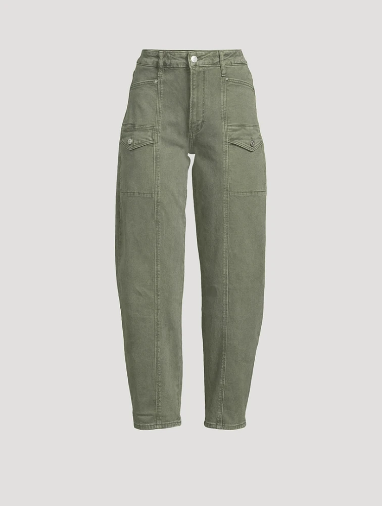 Alexis Barrel-Leg Cargo Pants