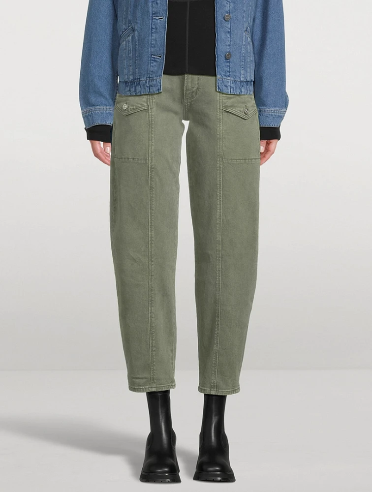 Alexis Barrel-Leg Cargo Pants