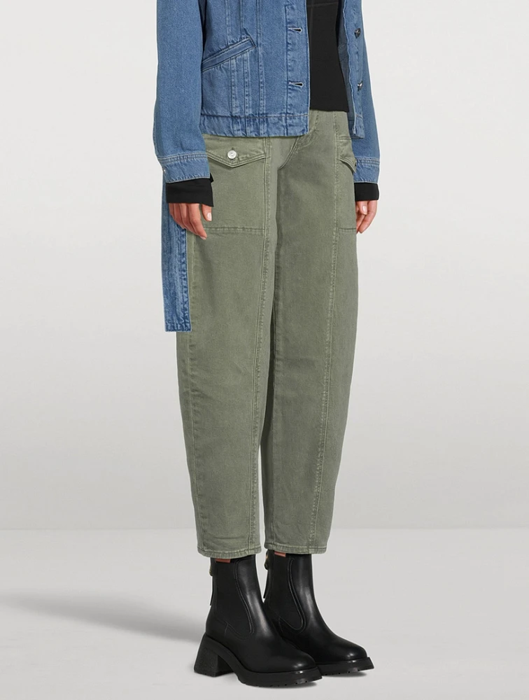 Alexis Barrel-Leg Cargo Pants