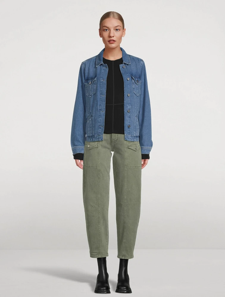 Alexis Barrel-Leg Cargo Pants