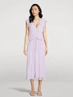 Paradis Silk Midi Dress